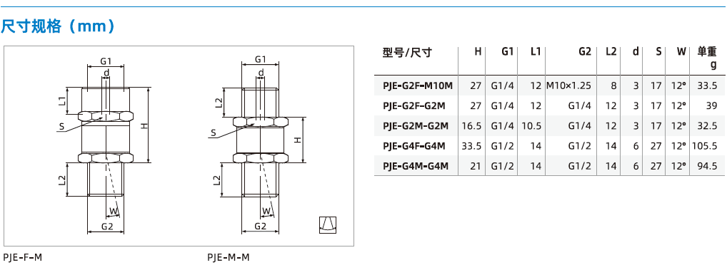 PJE系列-通用安裝配件-撓性接頭