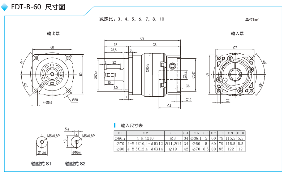 行星減速機