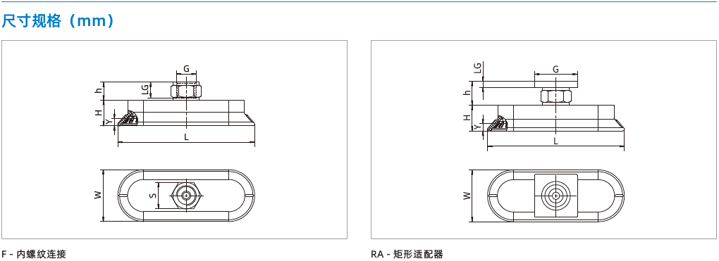 SOF系列-金屬薄板專用橢圓扁平吸盤